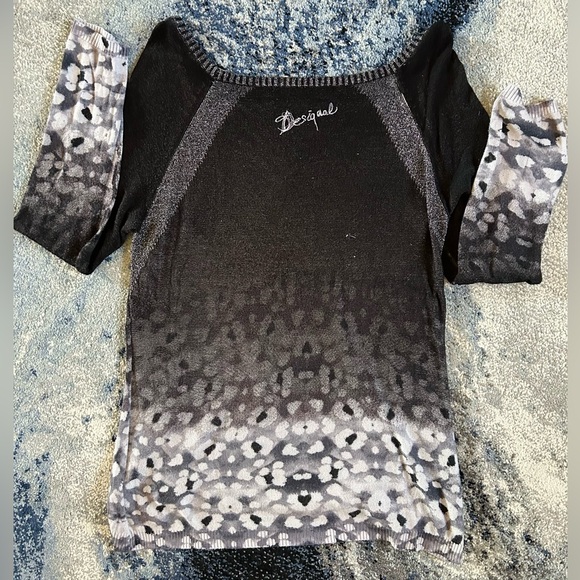 Desigual Bedazzled Tunic Top, Med - Picture 4 of 9